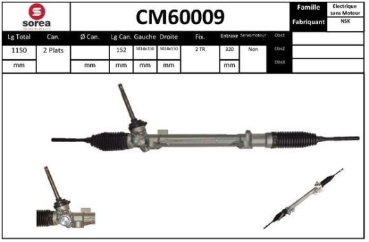 Tannstang EAI CM60009