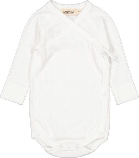 MarMar Body Modal Pointelle Belita Gentle White (74 / 9 mnd)