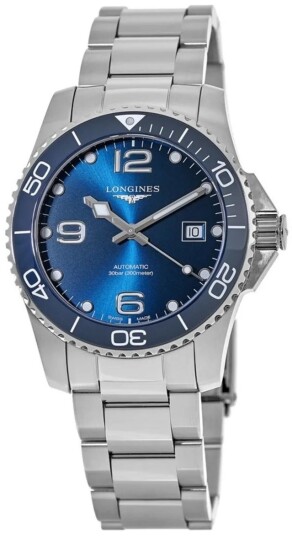 Longines Herreklokke L3.781.4.96.6 Hydroconquest Blå/Stål Ø41 mm