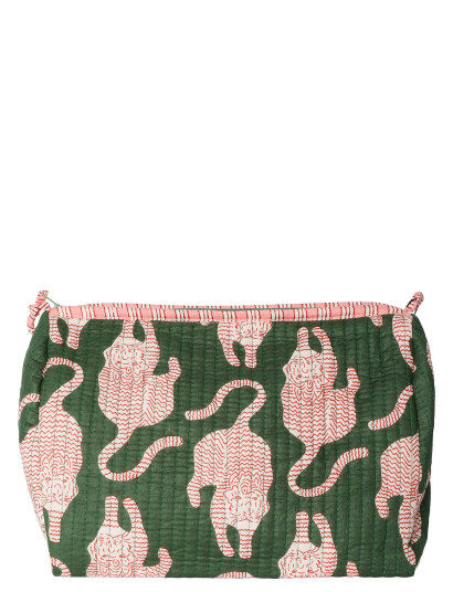 Au Maison Cosmetic Bag - Green - 14X23CM Au Maison Cosmetic Bag - Green - 14X23CM