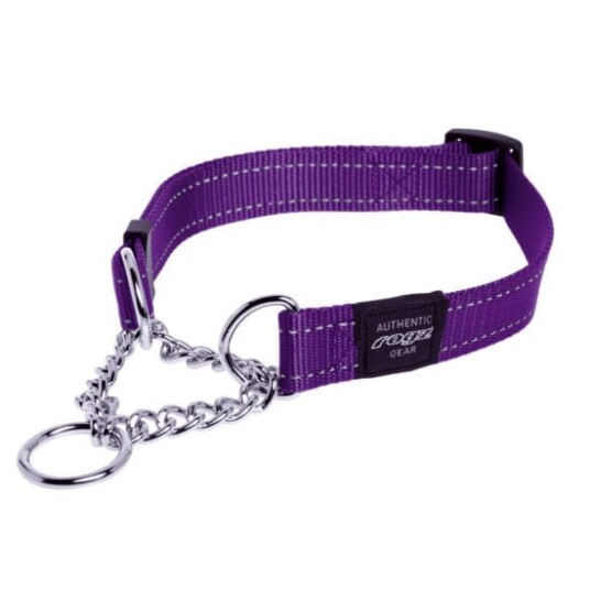 Rogz Utility Halvstrup m/refleks (flere farger) lilla M-16MM 32-44CM