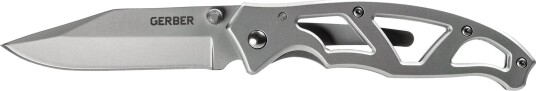 Gerber Paraframe I Foldekniv - 76mm, h??ykarbonst??l, s??lv