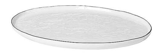 Broste Copenhagen Salt oval tallerken 26,5 x 38,5 cm