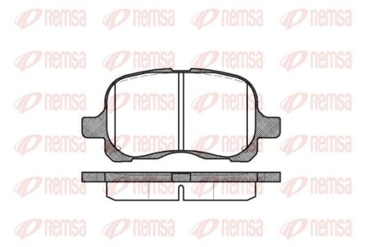 Bremseklosser REMSA 0652.00 Bremseklosser REMSA 0652.00