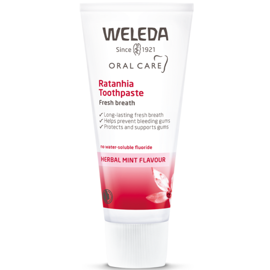 Weleda ratanhia tannkrem uten fluor 75 ml