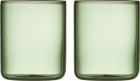 Lyngby Glas Torino Shotglass 2 stk Grønn