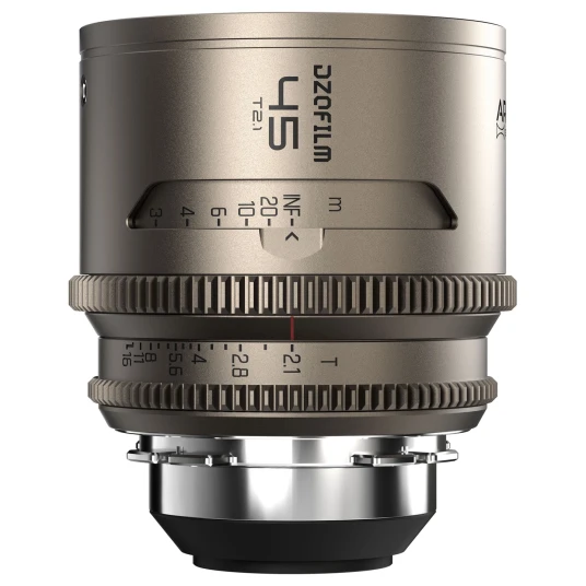 DZOFilm Arcana 45mm T2.1 FF Prime 1.5x Anamorphic. ARRI PL. Titanium