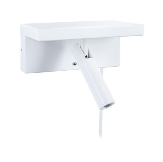 Jerik vegglampe 2,4W 3000 Kelvin med USB - 3 step dim - Hvit