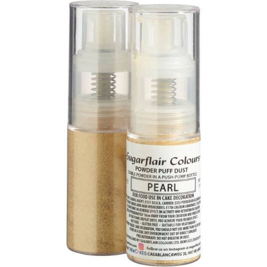Sugarflair Spiselig Glitterspray –Pearl 10g 