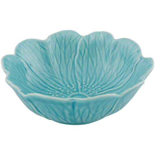 Bordallo Pinheiro  Flora skål 17 cm blå