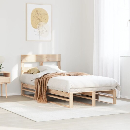  Sengeramme uten madrass 90x190 cm heltre furu