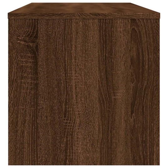 vidaXL TV-benk brun eik 100x40x40 cm konstruert tre