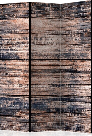 Romdeler - Burnt Boards 135x172 - Artgeist sp. z o. o.