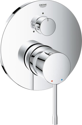 GROHE ESSENCE DUSJBATTERI M/3-VEIS OMSKFITER KROM