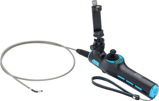 Hazet Videoendoskopsett 4812-24/4AF Med 360° Roterende Sonde 3,9 mm, HD 4 Deler
