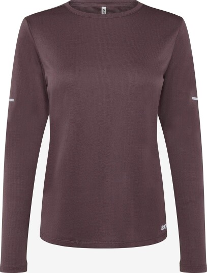 2XU Aero Mesh Long Sleeve CURRANT/SILVER REFLECTIVE L 2XU Aero Mesh Long Sleeve CURRANT/SILVER REFLECTIVE L
