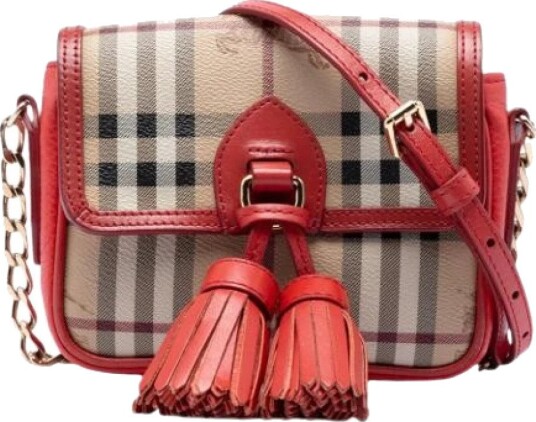 Burberry Vintage Dame Pre owned Rød ONE SIZE,