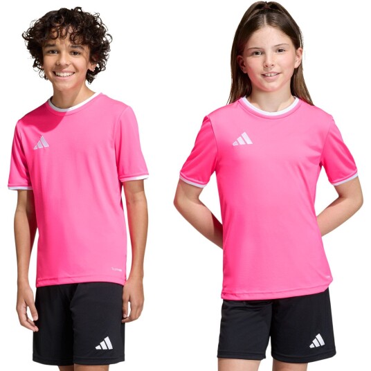 adidas Spillerdrakt Entrada 26   Myk Rosa/hvit Barn størrelse 140 cm