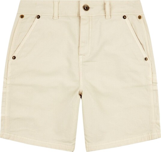 Lyle & Scott ShortSnekkere Pimpstein Stone Lyle & Scott 15 16 år 170 176 Shorts Beige Hvit
