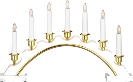 Markslöjd CELINE Adventsstake 7 lys Hvit Markslöjd CELINE Adventsstake 7 lys Hvit