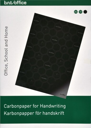 Karbonpapir A4 10 Pakke Sort