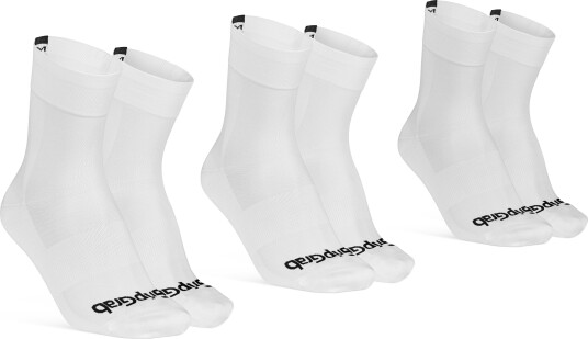 Gripgrab Lightweight SL Summer Socks 3-Pack White M (41-44), White