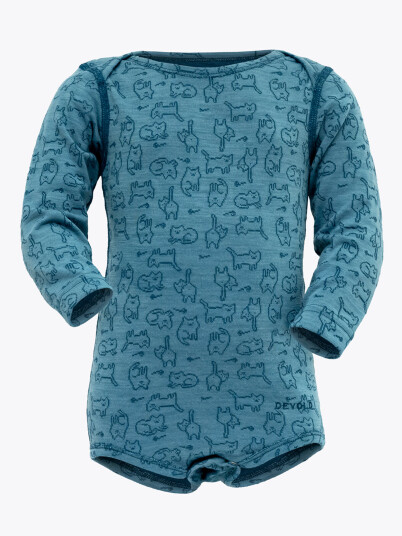 Devold Duo Active Merino Body Baby Blå 80 Devold Duo Active Merino Body Baby Blå 80