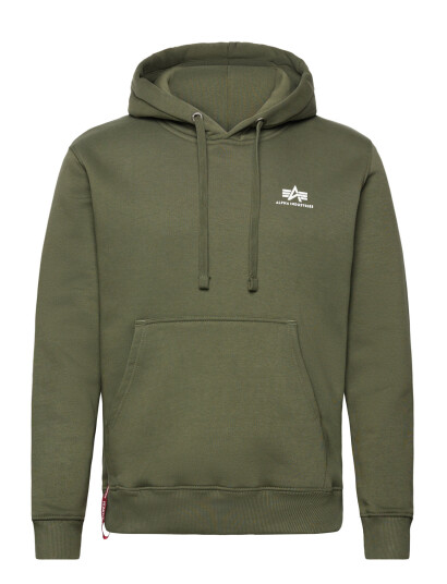 Alpha Industries Basic Hoodie Sl - Green - XXL