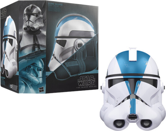 Star Wars The Black Series Clone Trooper 501st Legion Premium Electronic Roleplay Helmet