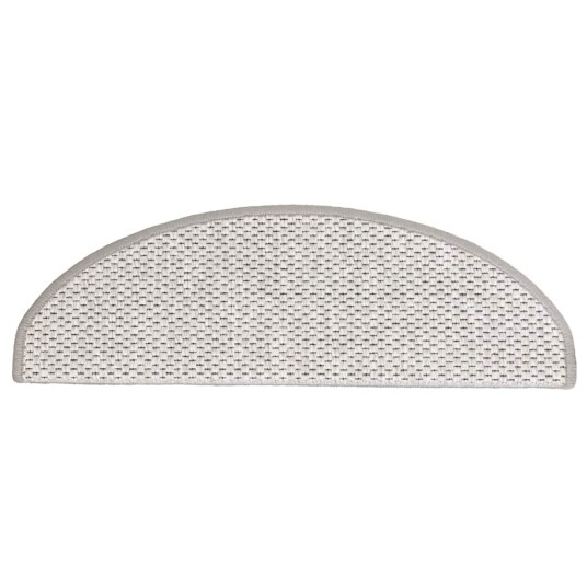 vidaXL Selvklebende trappematter sisal-utseende 15 stk 65x21x4cm beige
