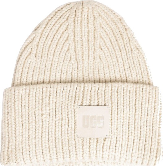 UGG W Chunky Rib Beanie - CREAM - One Size