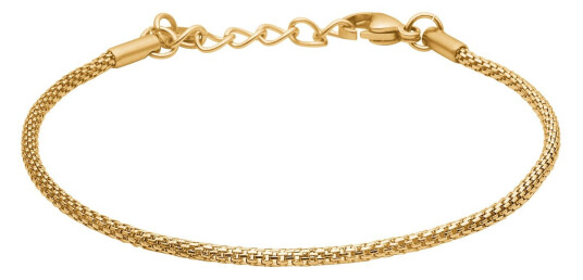 Tom Morris Mini Box Chain Armbånd 18 kt. Gullforgylt Rustfritt Stål TM00027 - Herre - Gold Tom Morris Mini Box Chain Armbånd 18 kt. Gullforgylt Rustfritt Stål TM00027 - Herre - Gold
