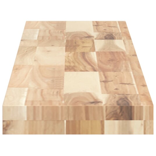Flytende hylle 160x20x4 cm ubehandlet heltre akasie Flytende hylle 160x20x4 cm ubehandlet heltre akasie