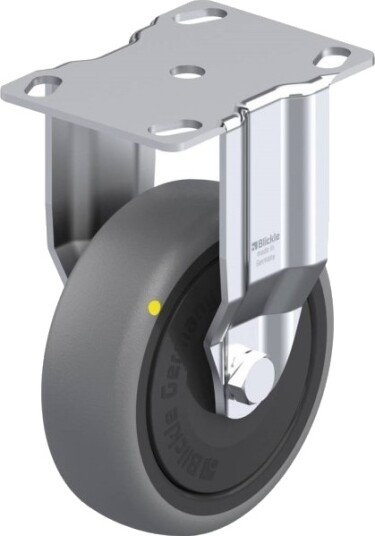 Blickle 640334 Bkpa-Tpa 101Kf-Els Faste Hjul Hjuldiameter: 100 Mm Bæreevne (Maks.): 70 Kg 1 Stk