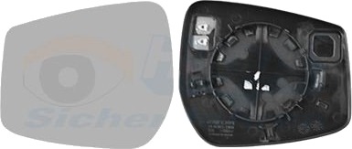 Speilglass ytterspeil VAN WEZEL 3340837