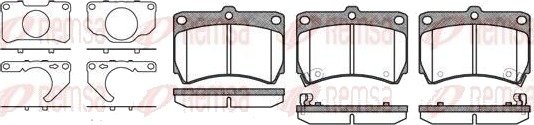 REMSA 0212.32 Bremseklosser REMSA 0212.32 Bremseklosser