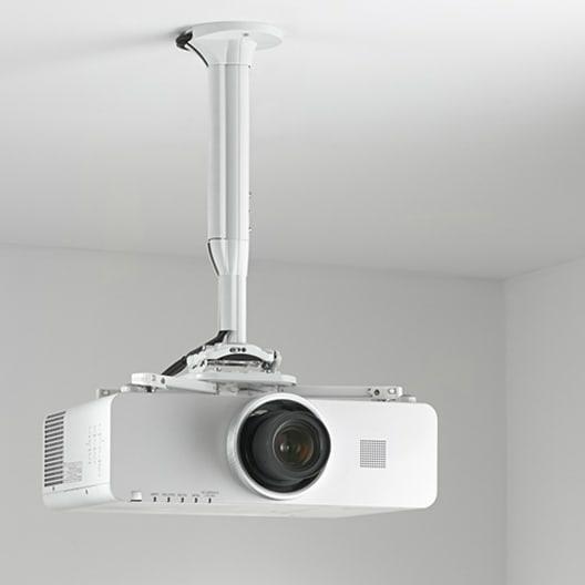 Chief KITEP800135W - Ceiling Mount Kit 80-135cm for Epson, Max load 13,6kg, Key-locking, White