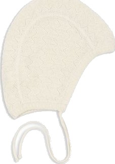 Konges Sløjd Fanga Antique White Venti Strikk Lue GOTS 0 3 mdr