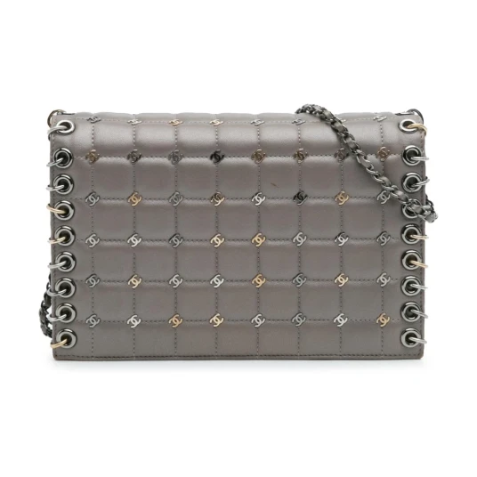 Chanel Vintage Dame Pre-owned Grå Chanel Vintage Dame Pre-owned Grå