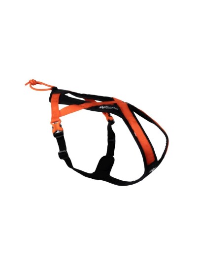 Non-Stop Dogwear Rush Hundesele Str. 2 Svart/Oransje