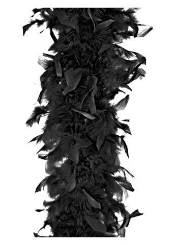 Partydeco Boa-025, Boa For Utkledning, Voksen Og Barn, Alle Kjønn, Svart, Festtema, 1800 Mm