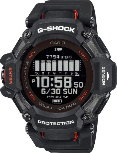 Casio G-Squad GBD-H2000-1AER - Herre - 52 mm - Digitalt - Digitalt/Smartwatch - Mineralglas Casio G-Squad GBD-H2000-1AER - Herre - 52 mm - Digitalt - Digitalt/Smartwatch - Mineralglas