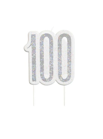 Tallkakelys Sølv 100 Tallkakelys Sølv 100