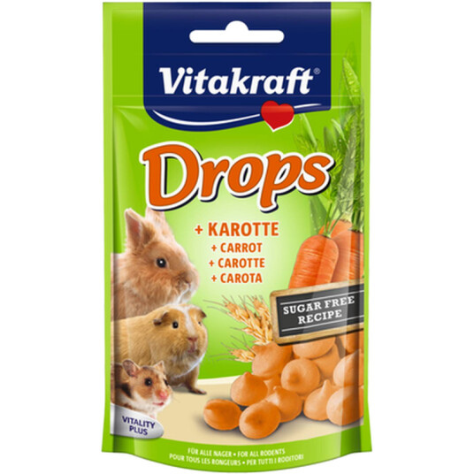 Drops Gnager Gulrot 75 G Drops Gnager Gulrot 75 G