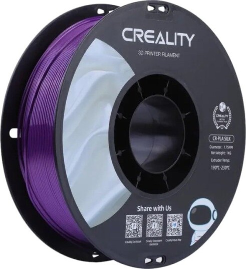 Creality CR PLA Silk 1.75mm 1kg Lilla Creality CR PLA Silk 1.75mm 1kg Lilla