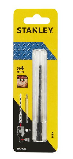 Stanley Metallbor hss-r 4mm hex sta50023