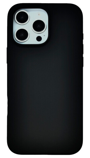 Ferrelli iPhone 16 Pro Max magnetisk Liquid silikon deksel, svart