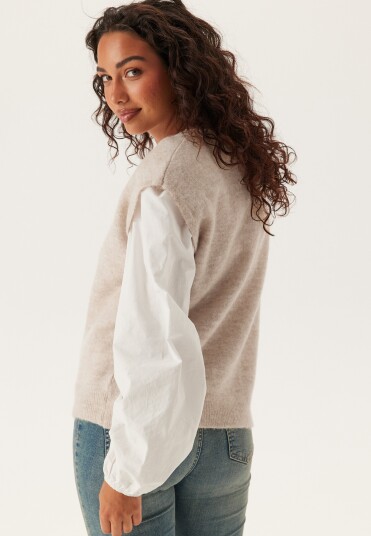 Selected Slflulu Sl Knit Vest Beige XS