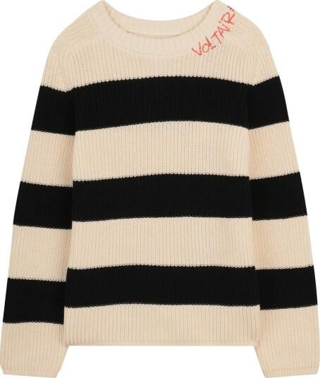 Zadig & Voltaire Genser Strikk Off White/Svart Stripet Zadig & Voltaire 12 år 152 Genser Hvit Zadig & Voltaire Genser Strikk Off White/Svart Stripet Zadig & Voltaire 12 år 152 Genser Hvit