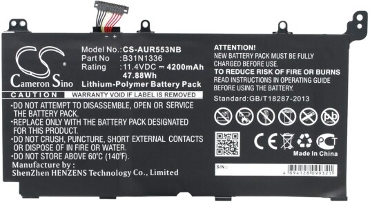 Batteri til Asus R553LF etc